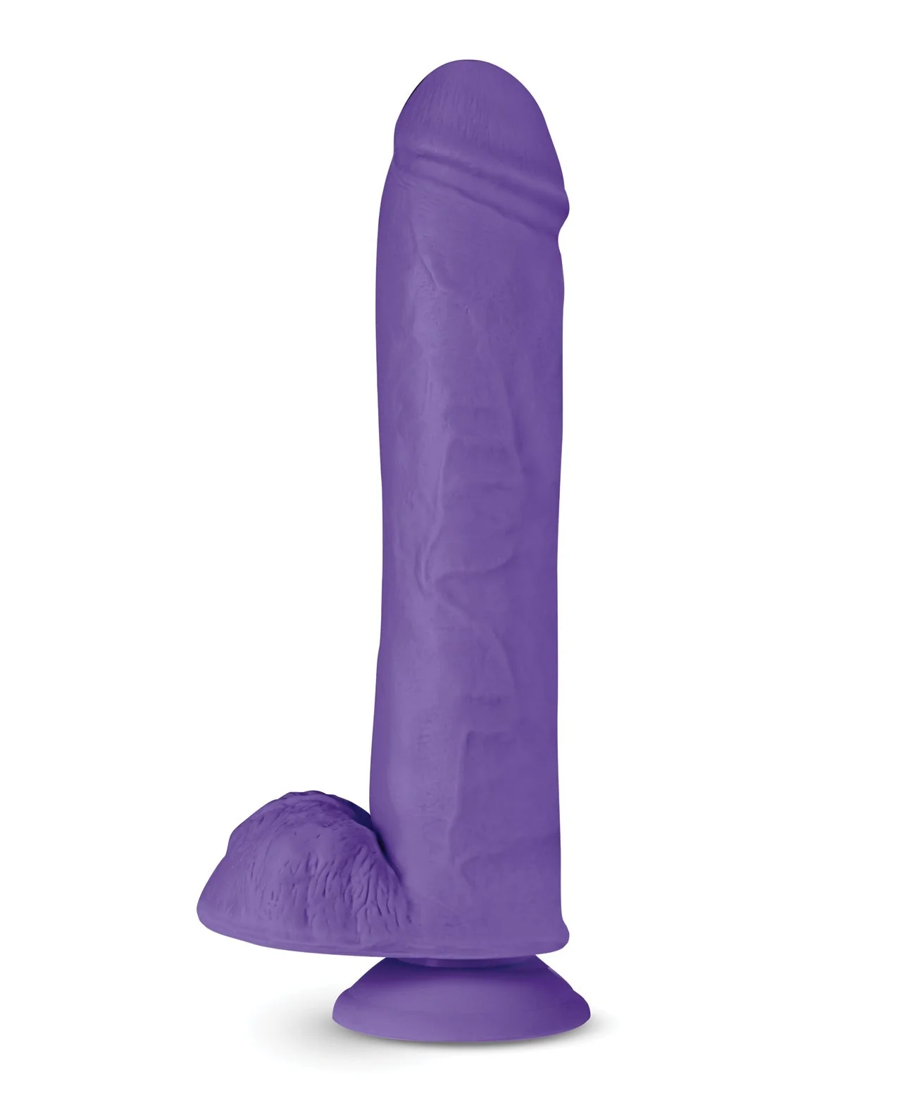 Blush Au Naturel Bold Big John 11.5" Dildo - Purple - Image 2