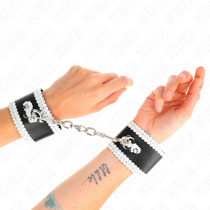 Bracelets BDSM confort cuir vegan écolo - Image 2