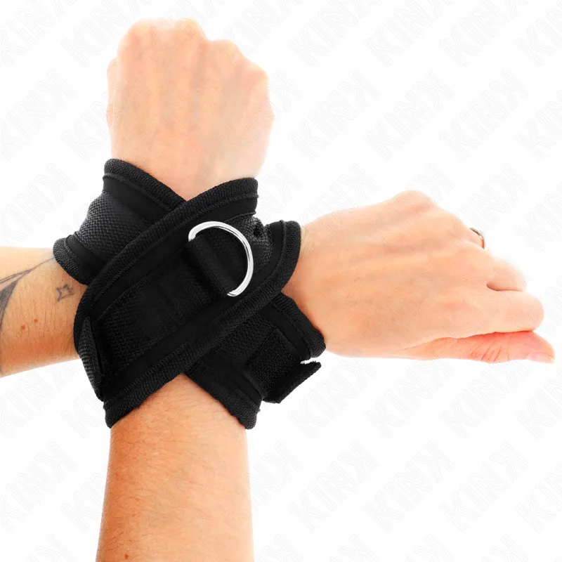 Bracelets De Poignet Bdsm En Cuir Kink - Image 4