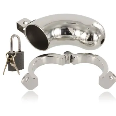 Ceinture Chasteté BDSM Sécurisée Acier Inoxydable - Image 3