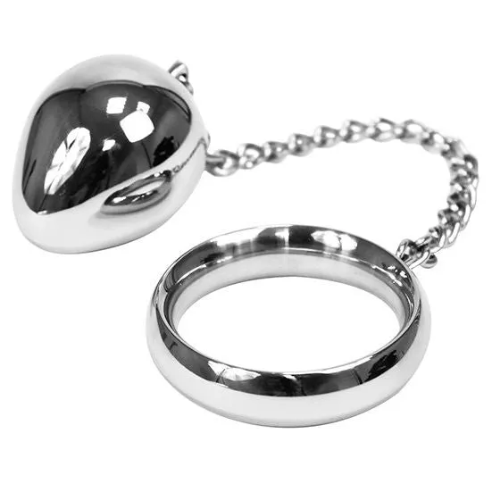 Cockring Acier Inoxydable Orgasme Anal Fétichiste - Image 2