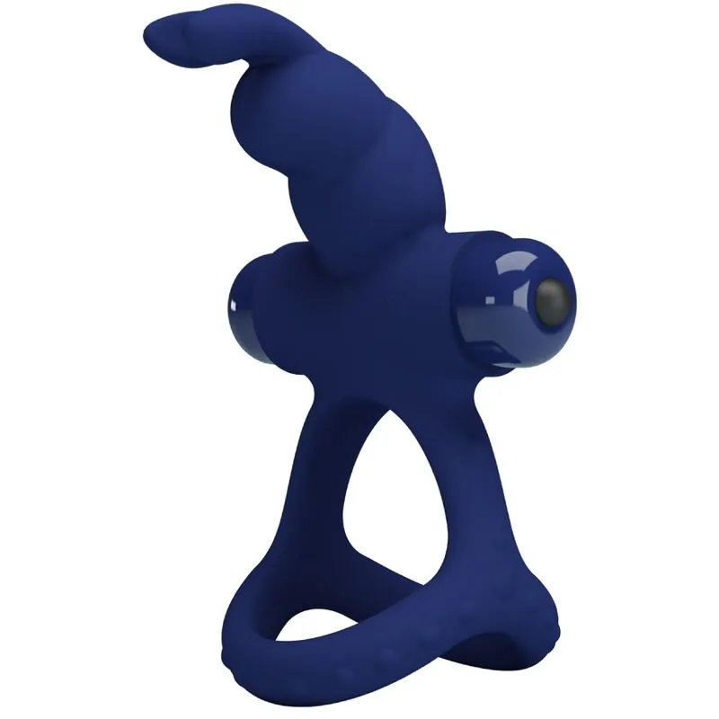 Cockring Silicone Vibrant Bleu Durable - Image 10