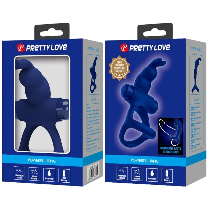 Cockring Silicone Vibrant Bleu Durable - Image 2