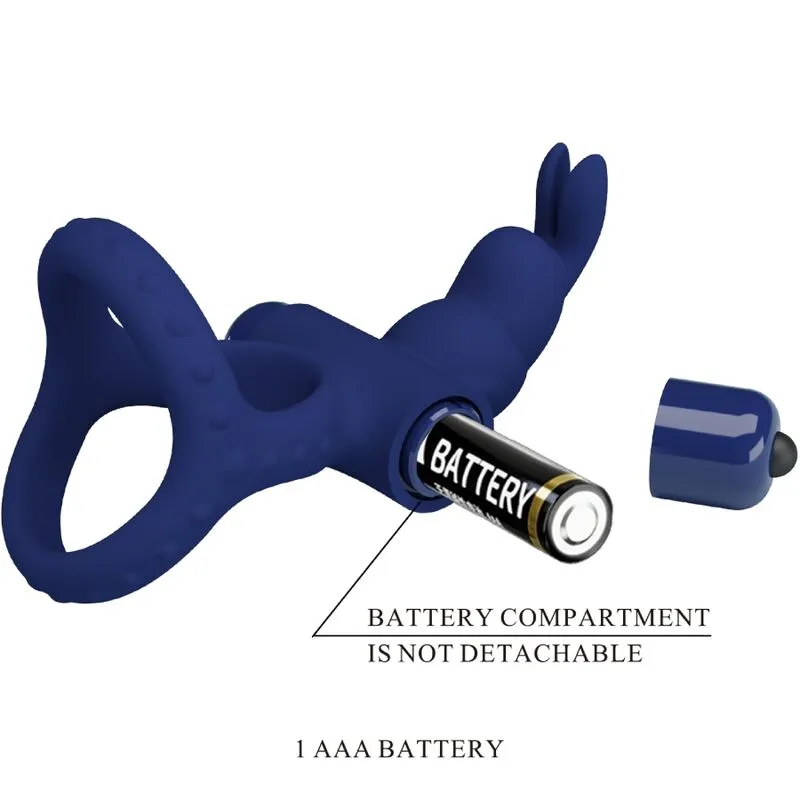 Cockring Silicone Vibrant Bleu Durable - Image 3