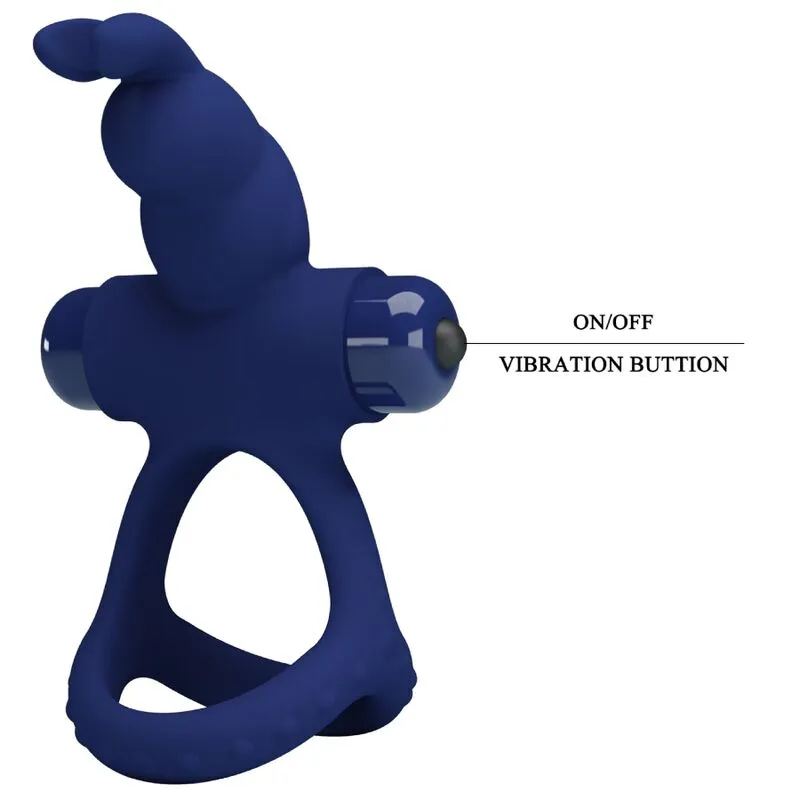Cockring Silicone Vibrant Bleu Durable - Image 4