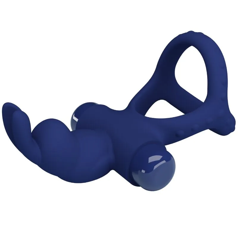 Cockring Silicone Vibrant Bleu Durable - Image 7
