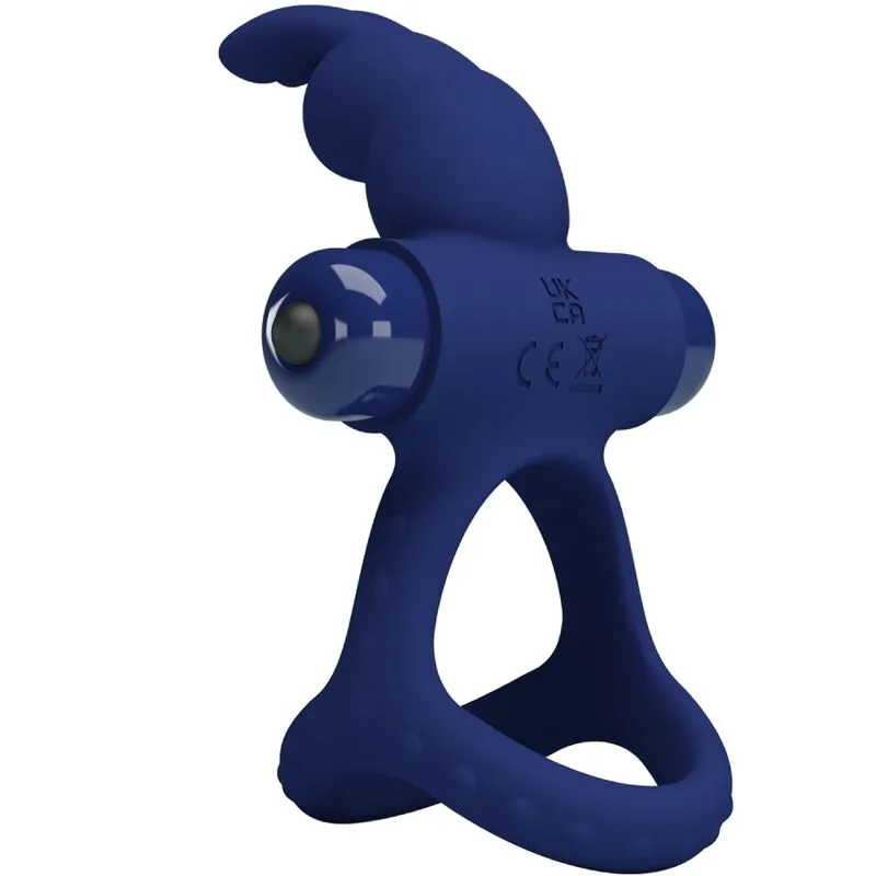 Cockring Silicone Vibrant Bleu Durable - Image 9