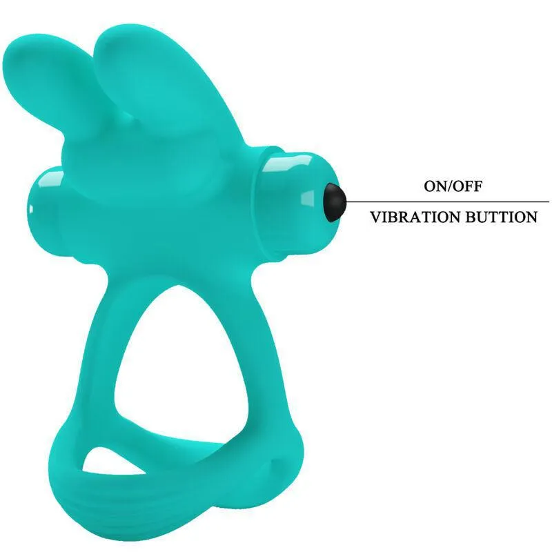 Cockring Silicone Vibrant Vert Imperméable - Image 4