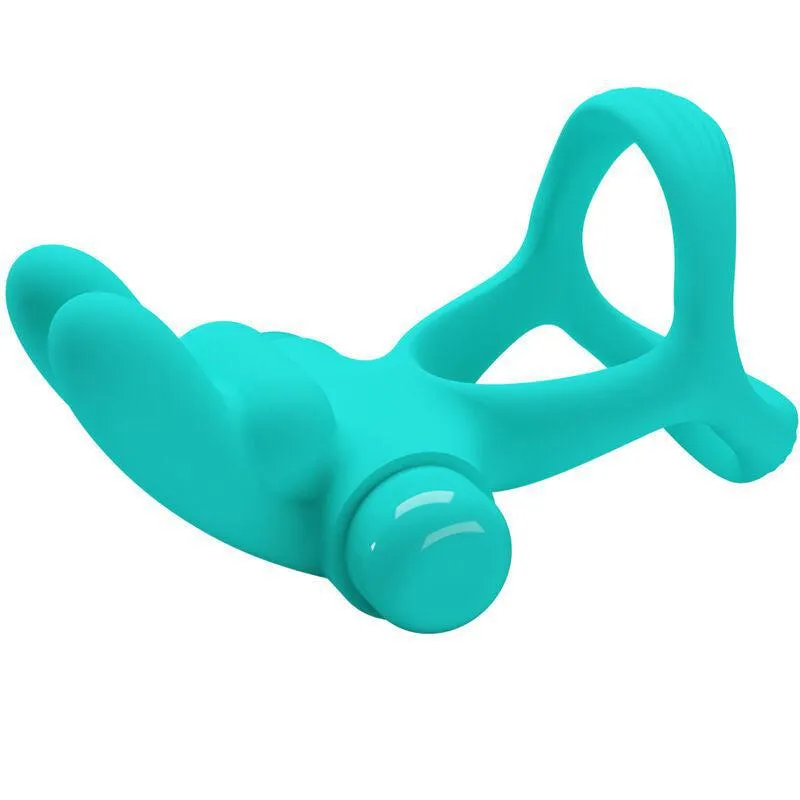 Cockring Silicone Vibrant Vert Imperméable - Image 6