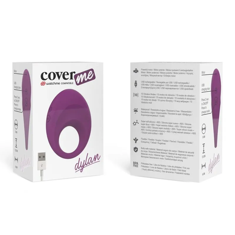 Cockring Stimulateur Clitoridien Silicone Médical Rechargeable - Image 2