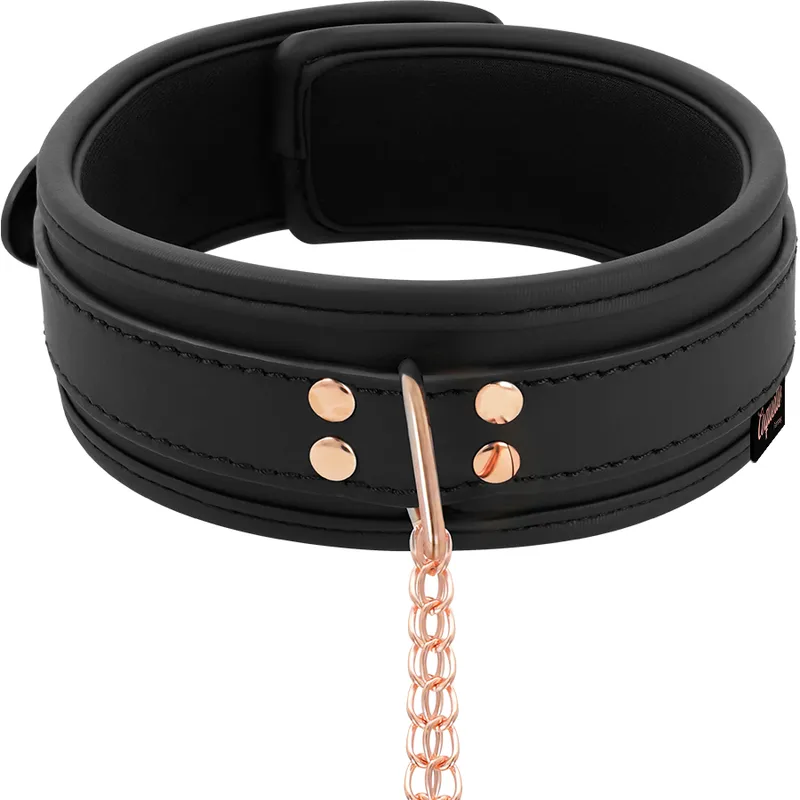Collier Bdsm Cuir Vegan Avec Pinces À Tétons - Image 7