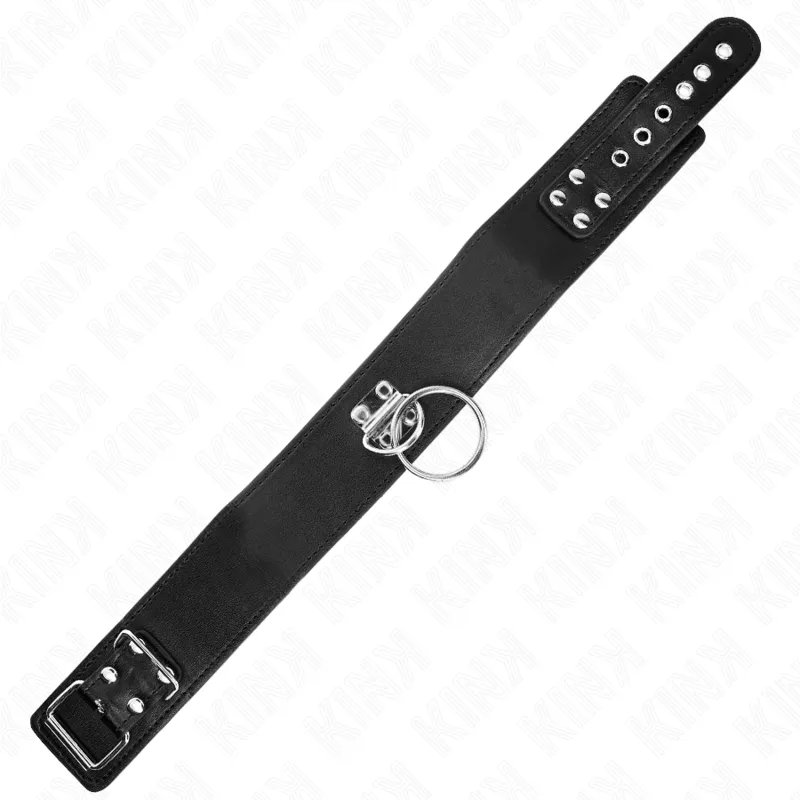 Collier BDSM cuir véritable élégant ajustable confort optimal - Image 2