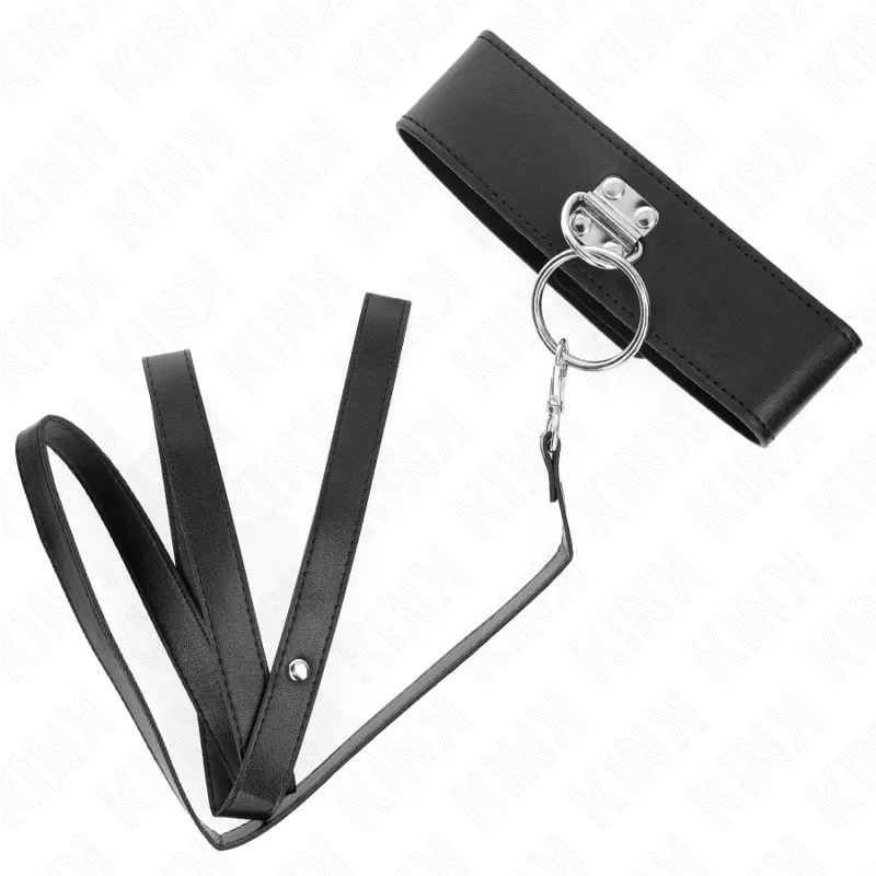 Collier BDSM cuir véritable élégant ajustable confort optimal - Image 4