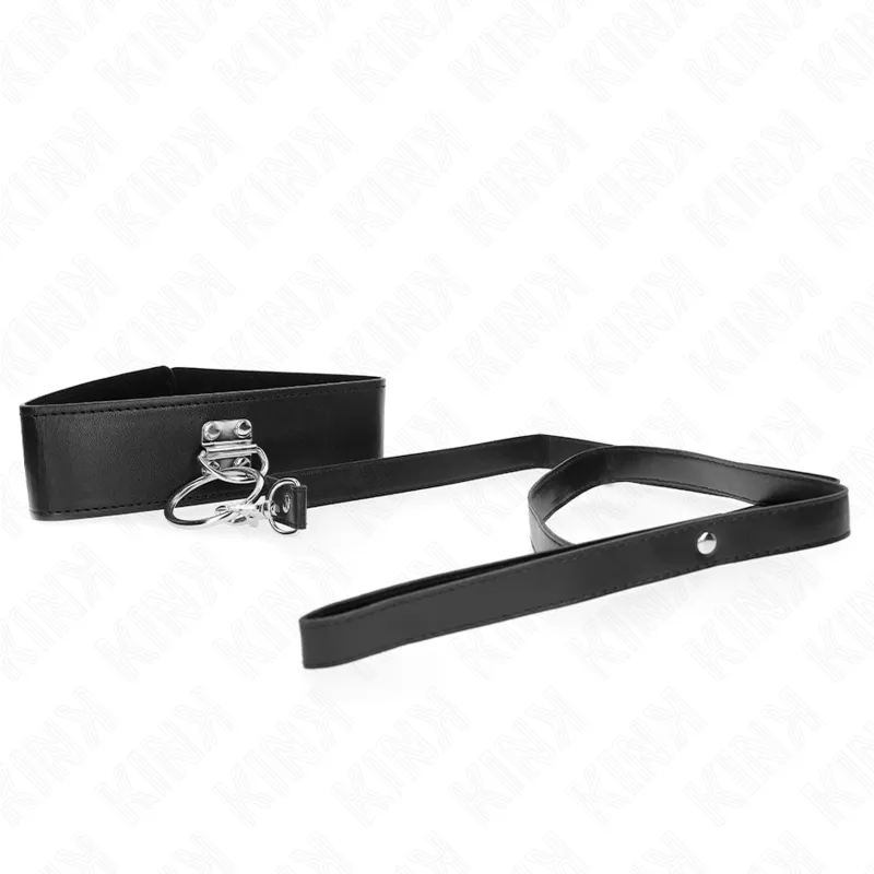 Collier BDSM cuir véritable élégant ajustable confort optimal - Image 5