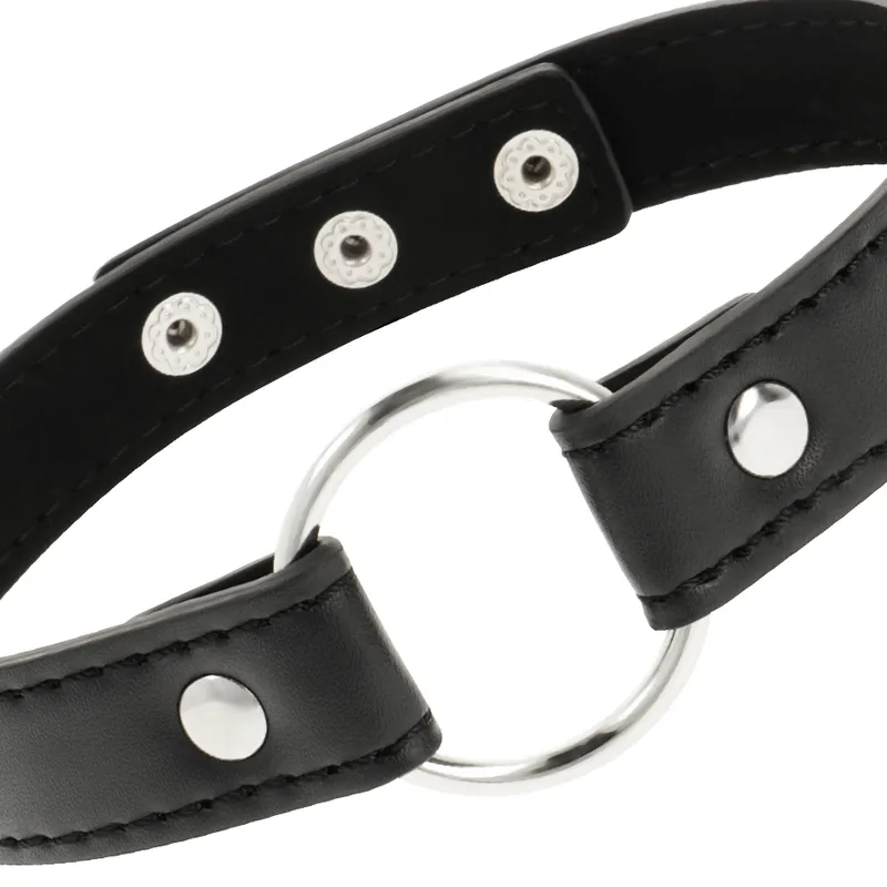 Collier Fétiche Cuir Vegan Ajustable - Image 4
