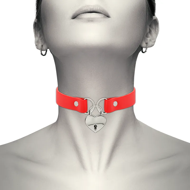 Collier Fétiche Cuir Vegan Élégant