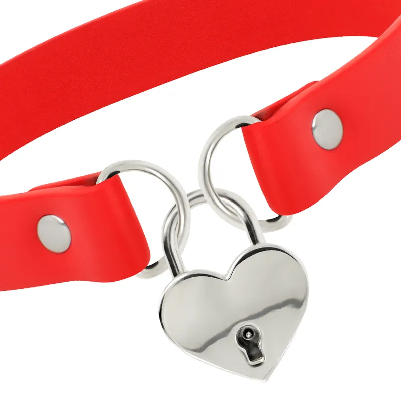Collier Fétiche Cuir Vegan Élégant - Image 4