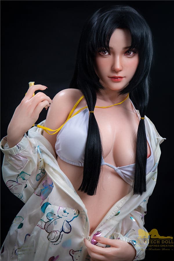 166cm/5ft5 D-cup Japanese Bubble Butt New Realistic Silicone Sex Doll - S32 kitty - Image 12