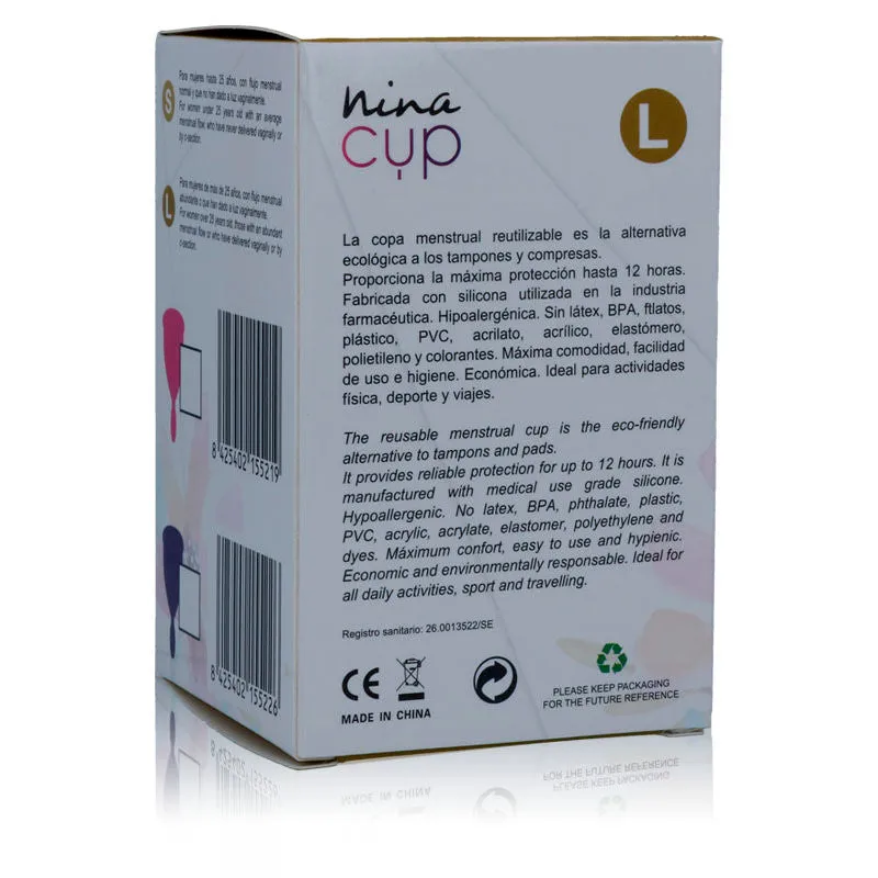 Coupe Menstruelle En Silicone Écologique Taille L - Image 5