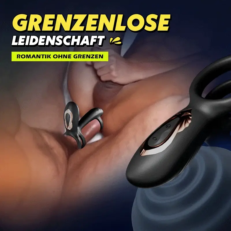 【Neu! 】Warren – 10 Rotationen + 10 Vibrationen Premium-Penisring mit Doppelring - Image 4