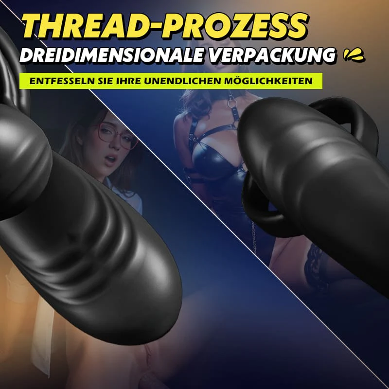 【Neu! 】Warren – 10 Rotationen + 10 Vibrationen Premium-Penisring mit Doppelring - Image 5