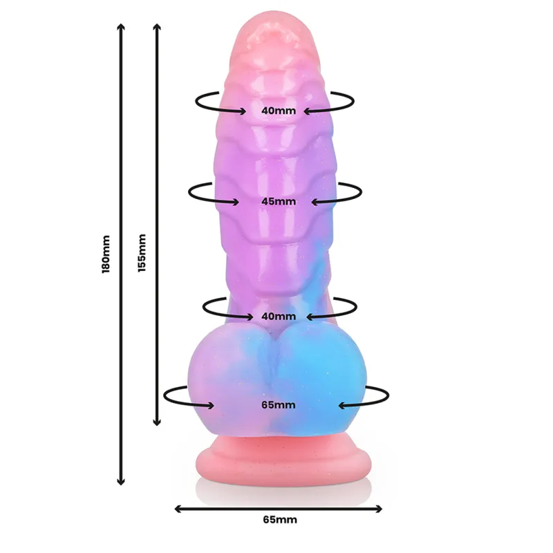Dildo Silicone Haute Qualité Ventouse 18 Cm - Image 3