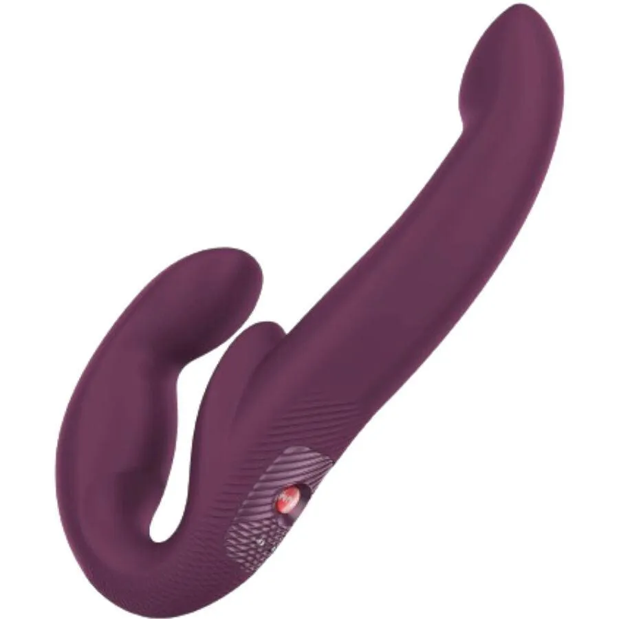 "Double Gode Vibrant Écologique Sans Harnais Sensations Intenses"