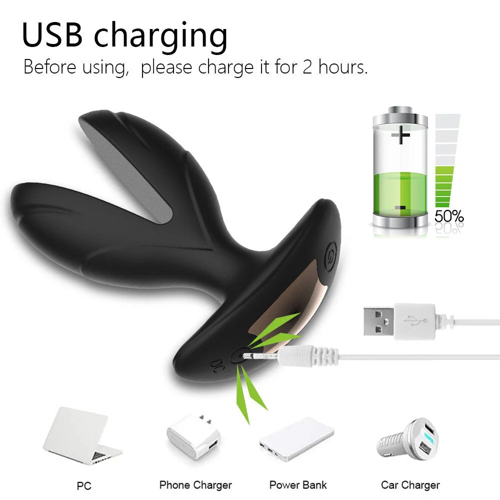 Magic Anal Plug with Electric Shock Pulse Vibrator - Image 8