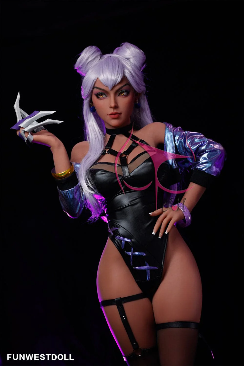 EU In Stock - 155cm/5ft1 F-Cup League of Legends Agony’s Embrace Evelynn Sex Doll - Image 2