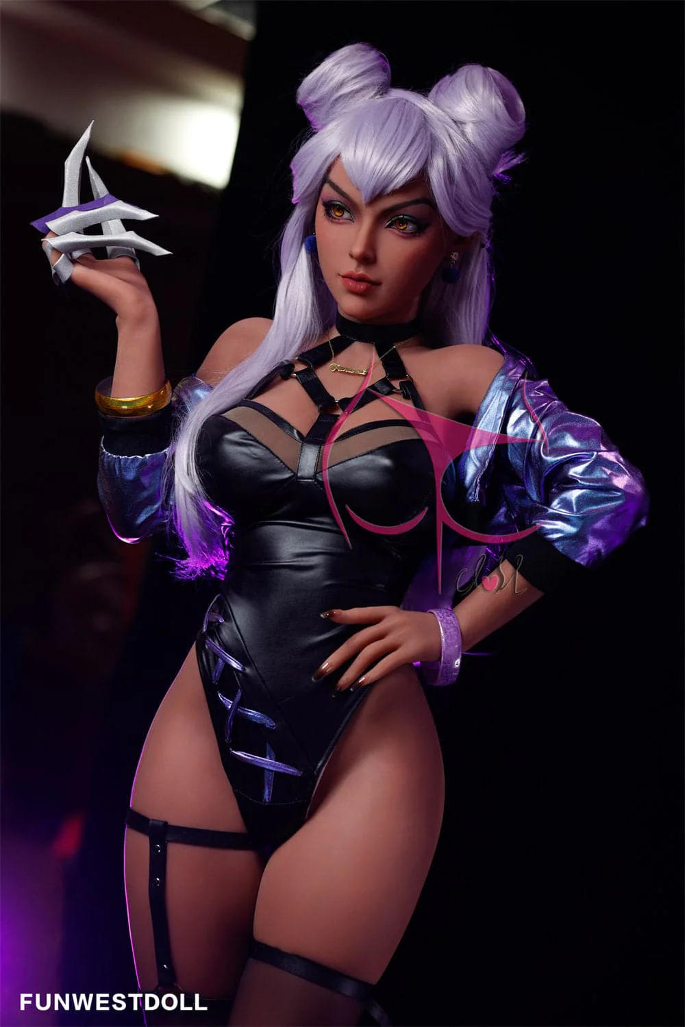 EU In Stock - 155cm/5ft1 F-Cup League of Legends Agony’s Embrace Evelynn Sex Doll - Image 9