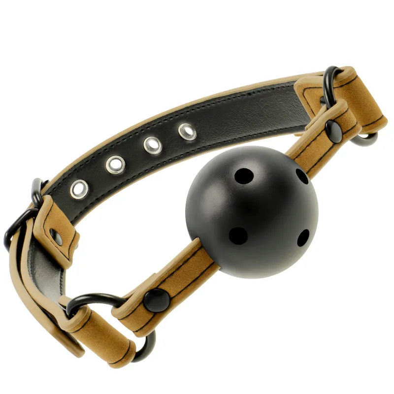 Gag Bdsm Cuir Vegan Respirant - Image 5