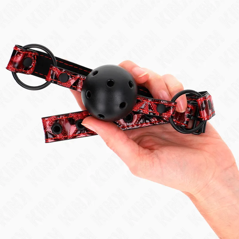 Gag BDSM en Silicone Doux Ajustable Confort Optimal - Image 3