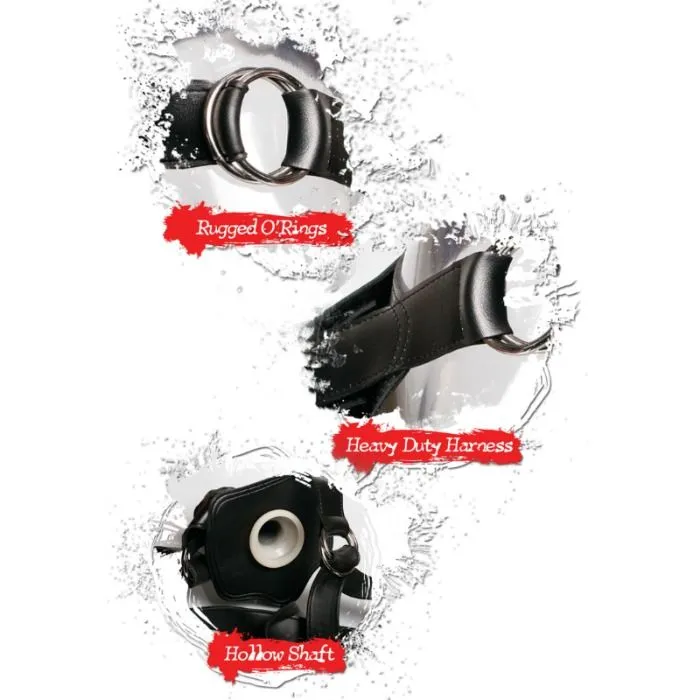 Gode Ceinture Creux Cuir Noir - Image 2
