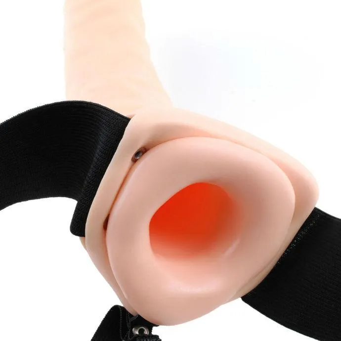 Gode Ceinture Creux Vibrant 8 Pouces - Image 3