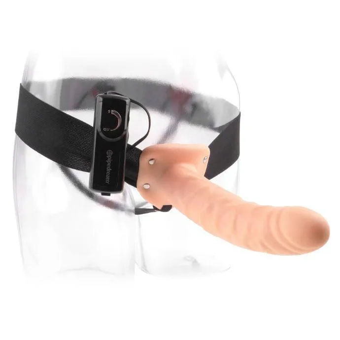 Gode Ceinture Creux Vibrant 8 Pouces - Image 5