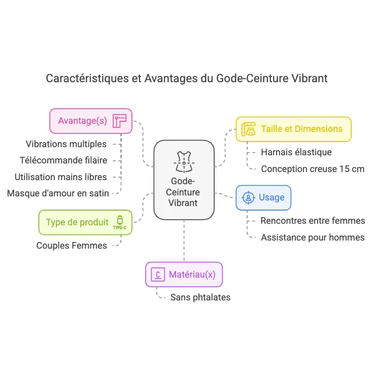 Gode-Ceinture Vibrant Pour Couples Femmes - Image 2