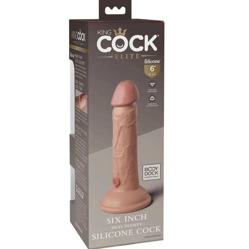 Gode En Silicone Double Densité King Cock Elite - Image 2
