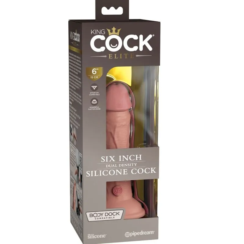 Gode En Silicone Double Densité King Cock Elite - Image 3