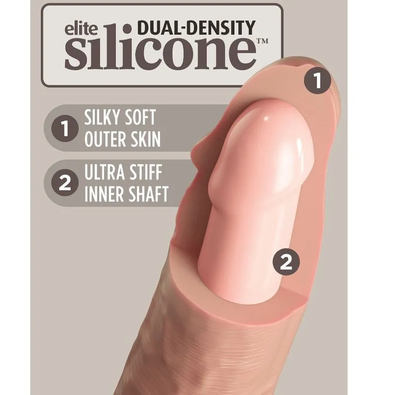 Gode En Silicone Double Densité King Cock Elite - Image 4