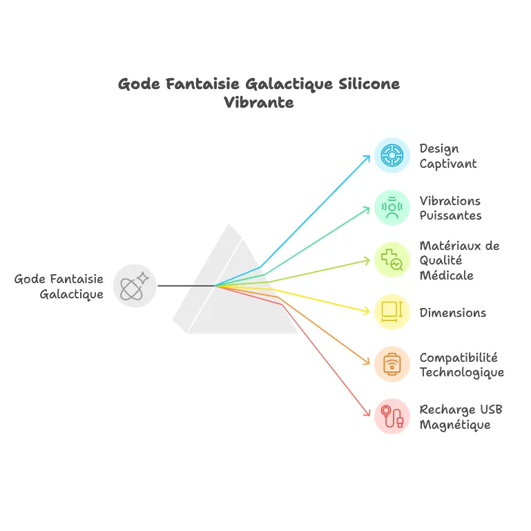 Gode Fantaisie Galactique Silicone Vibrante - Image 4