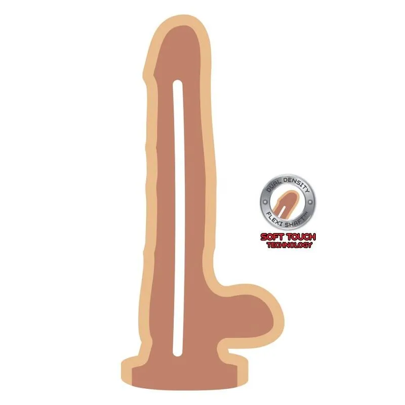 Gode Réaliste Double Densité 18 Cm Ventouse - Image 2