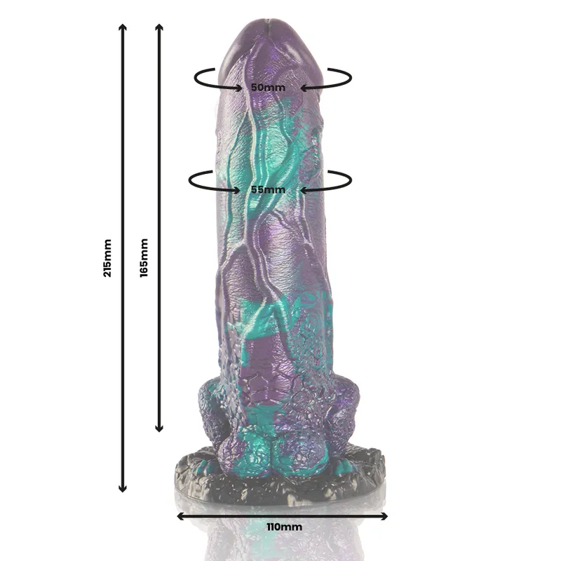 Gode silicone Basilisk inspiré mythologie grecque - Image 5