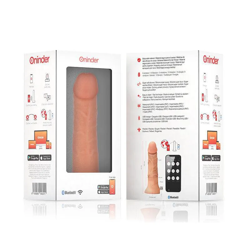 Gode Vibrant En Silicone Connecté Oninder - Image 3