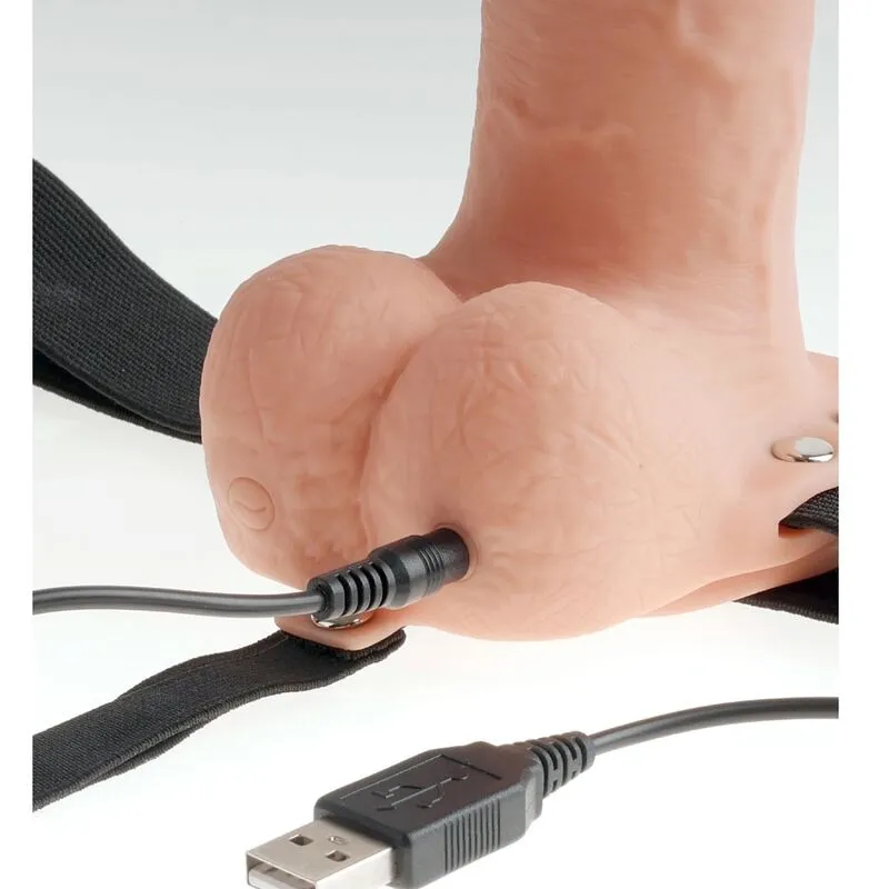 Harnais Creux Rechargeable Gode Réaliste - Image 3