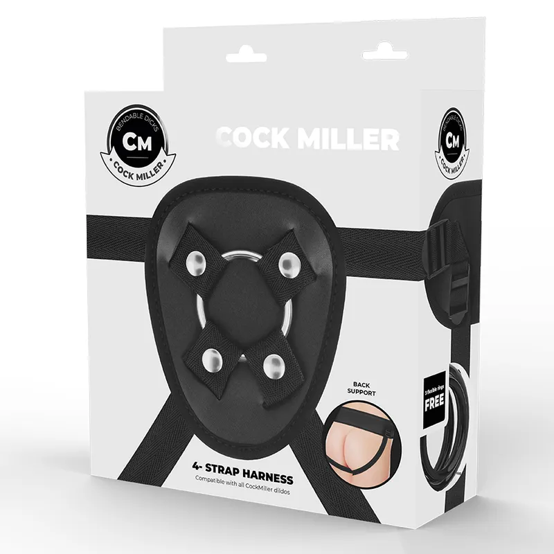 Harnais Cuir Pu Réglable Cock Miller - Image 6
