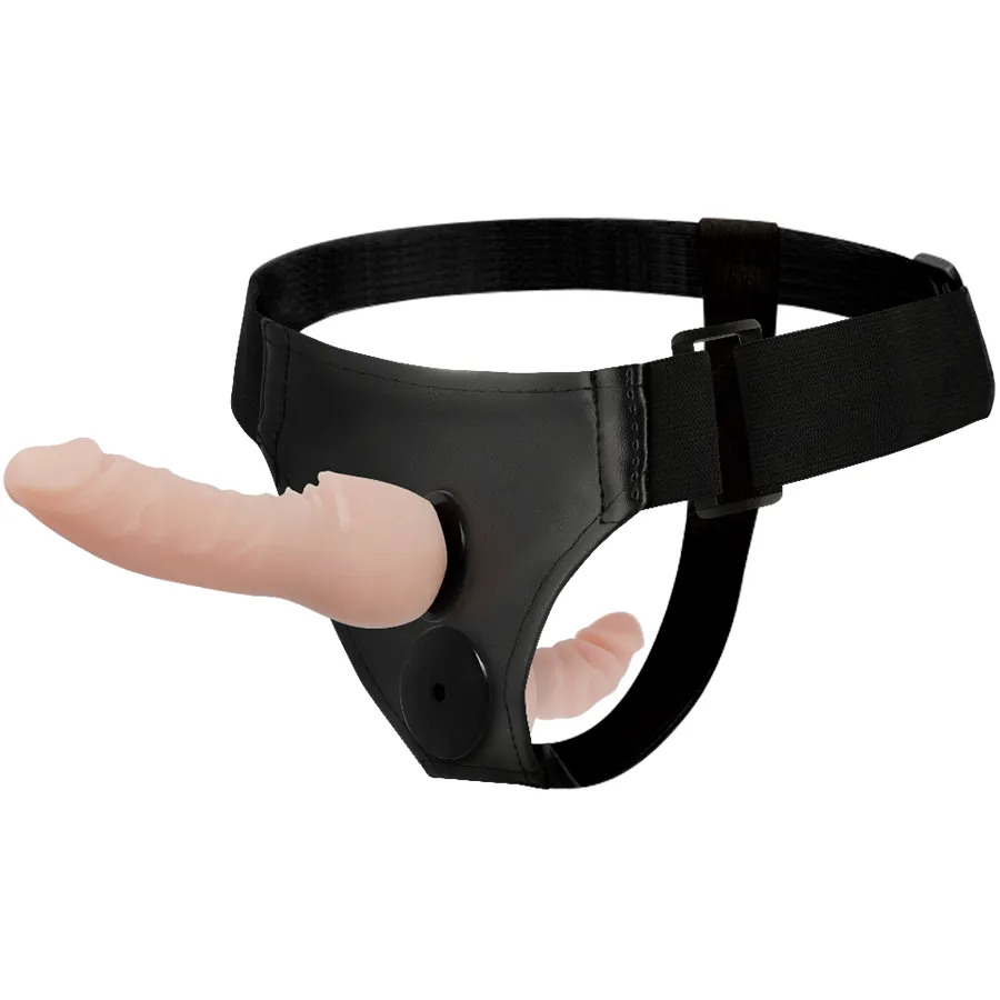 Harnais double pénétration néoprène vegan adaptable couples - Image 6
