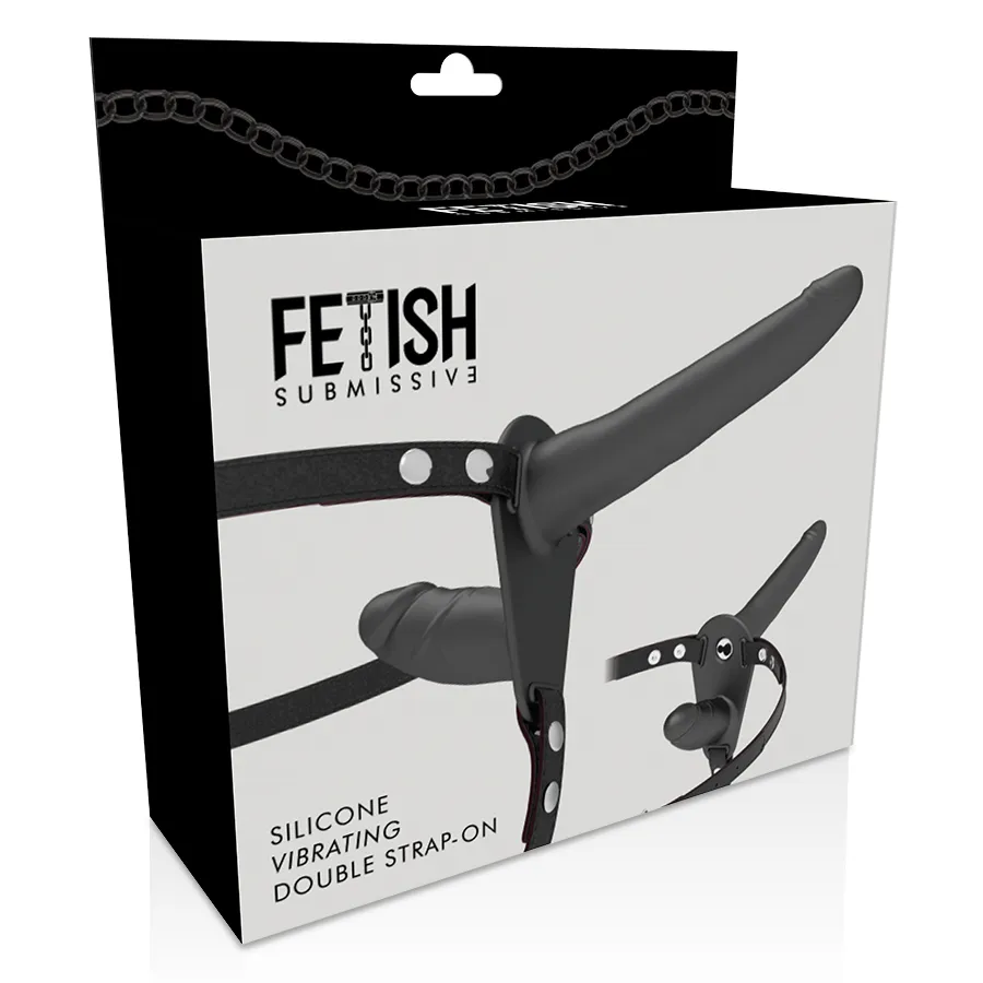 Harnais Double Pénétration Silicone Réglable Femmes - Image 2