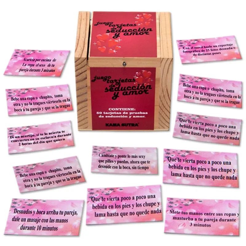 Jeu Érotique En Bois D'Olivier