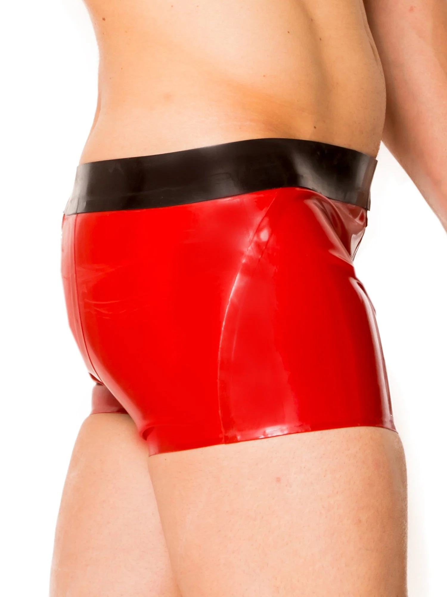 Latex/Rubber Renegade Zipped Shorts - Image 2