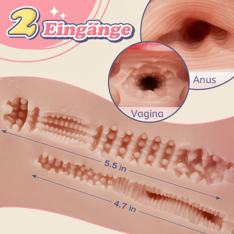 【Versand am 20. Juni】Layla realistischer männlicher Masturbator mit 10 Vibrationsmodi - Image 5